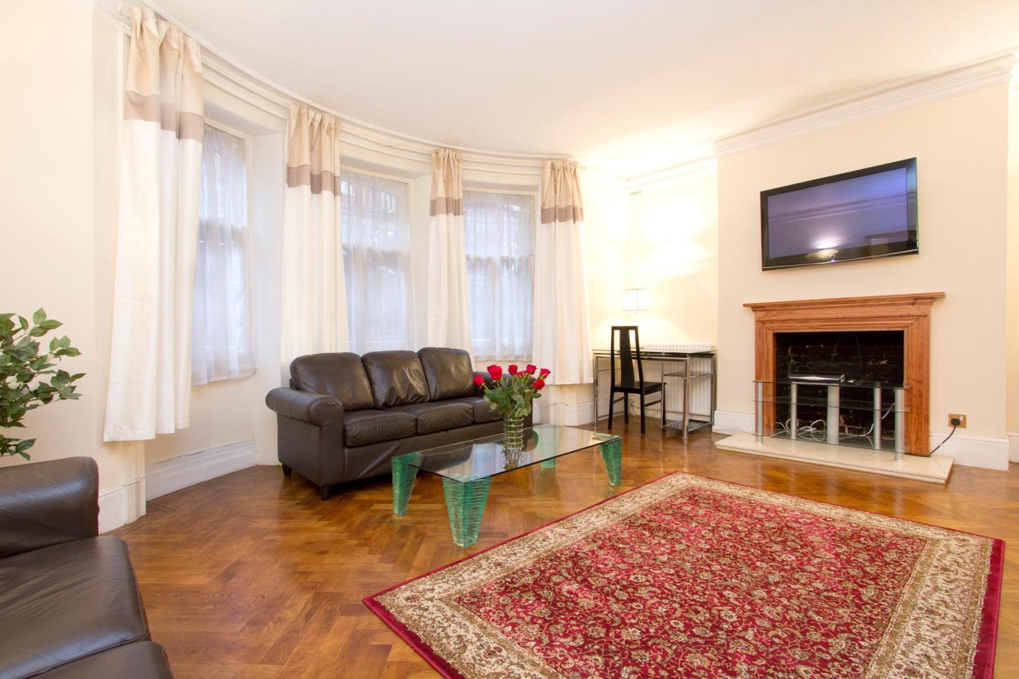 Hyde Park Serviced Rooms Londýn Pokoj fotografie
